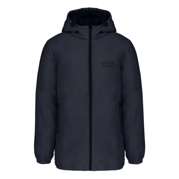 Parka à capuche recyclée unisexe 320 g/m² personnalisable