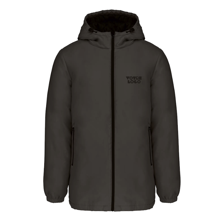 Parka à capuche recyclée unisexe 320 g/m² personnalisable