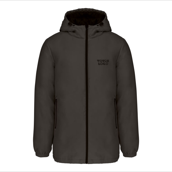 Parka à capuche recyclée unisexe 320 g/m² personnalisable