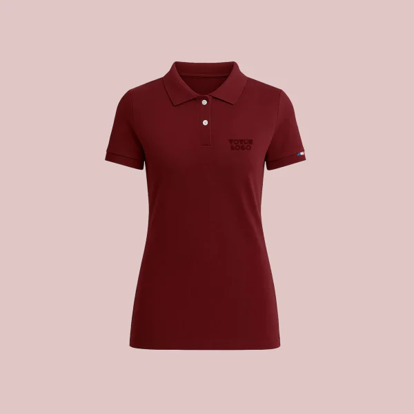 Polo femme maille piquée 220 g/m² MadeInFrance personnalisable
