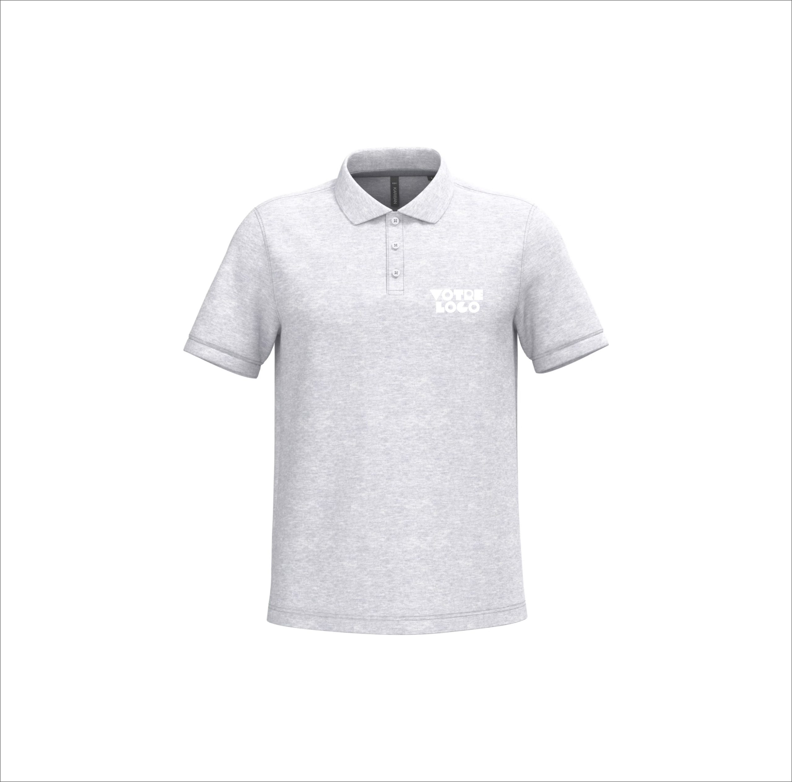 Polo piqué manches courtes homme 220 g/m² personnalisable