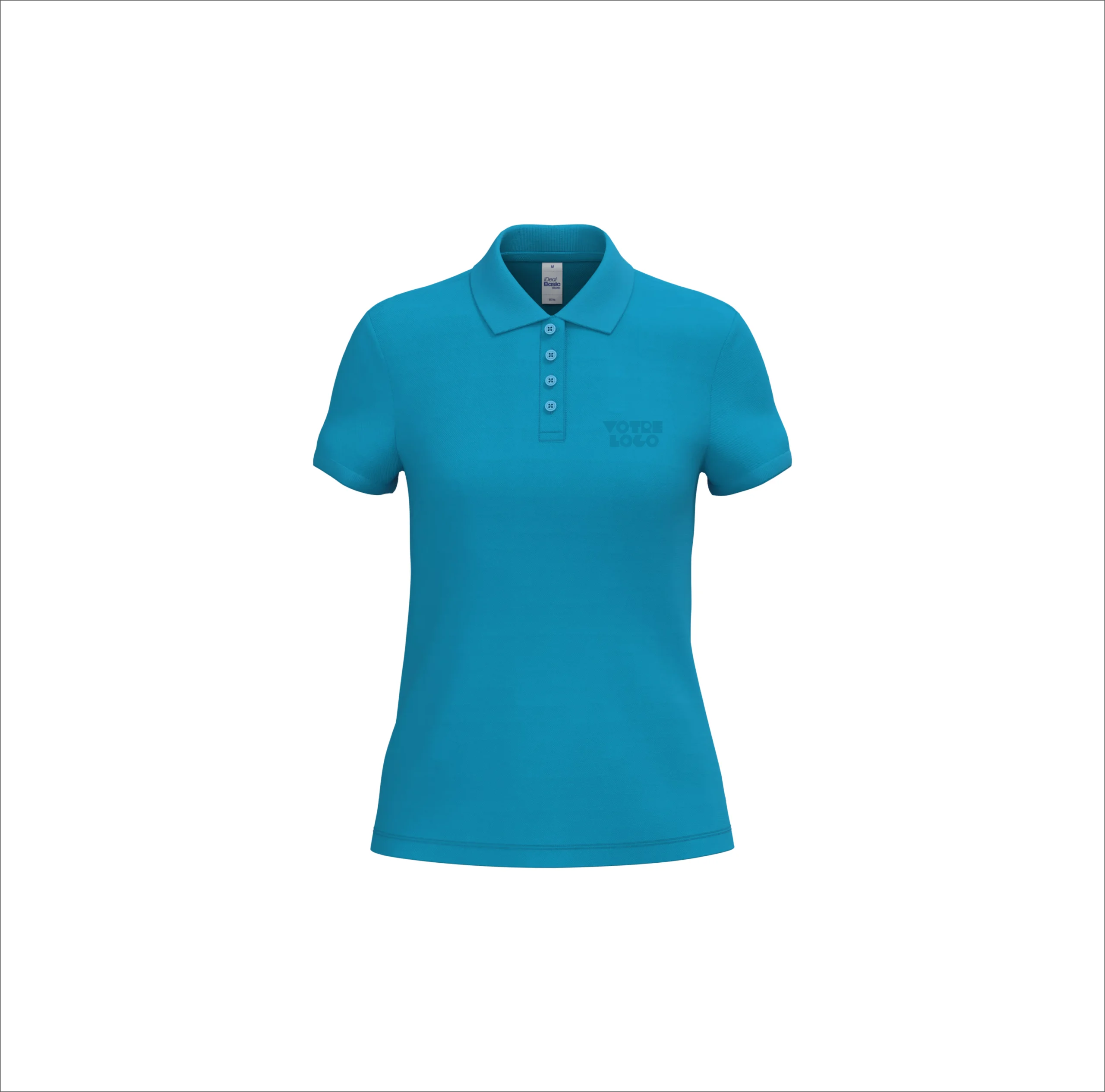Polo piqué femme 180 g/m² personnalisable