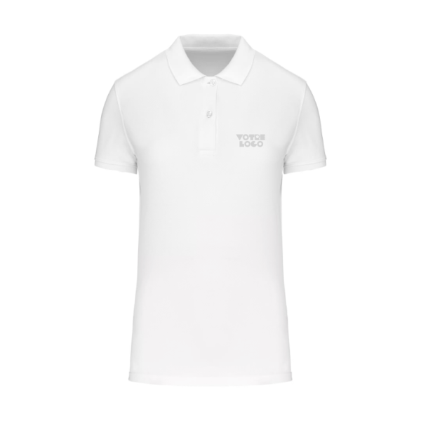 Polo piqué femme Bio 180 g/m² personnalisable