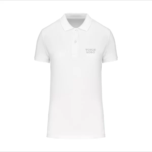 Polo piqué femme Bio 180 g/m² personnalisable