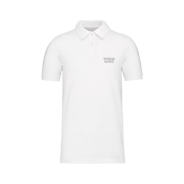 Polo piqué homme Bio 180 g/m² personnalisable