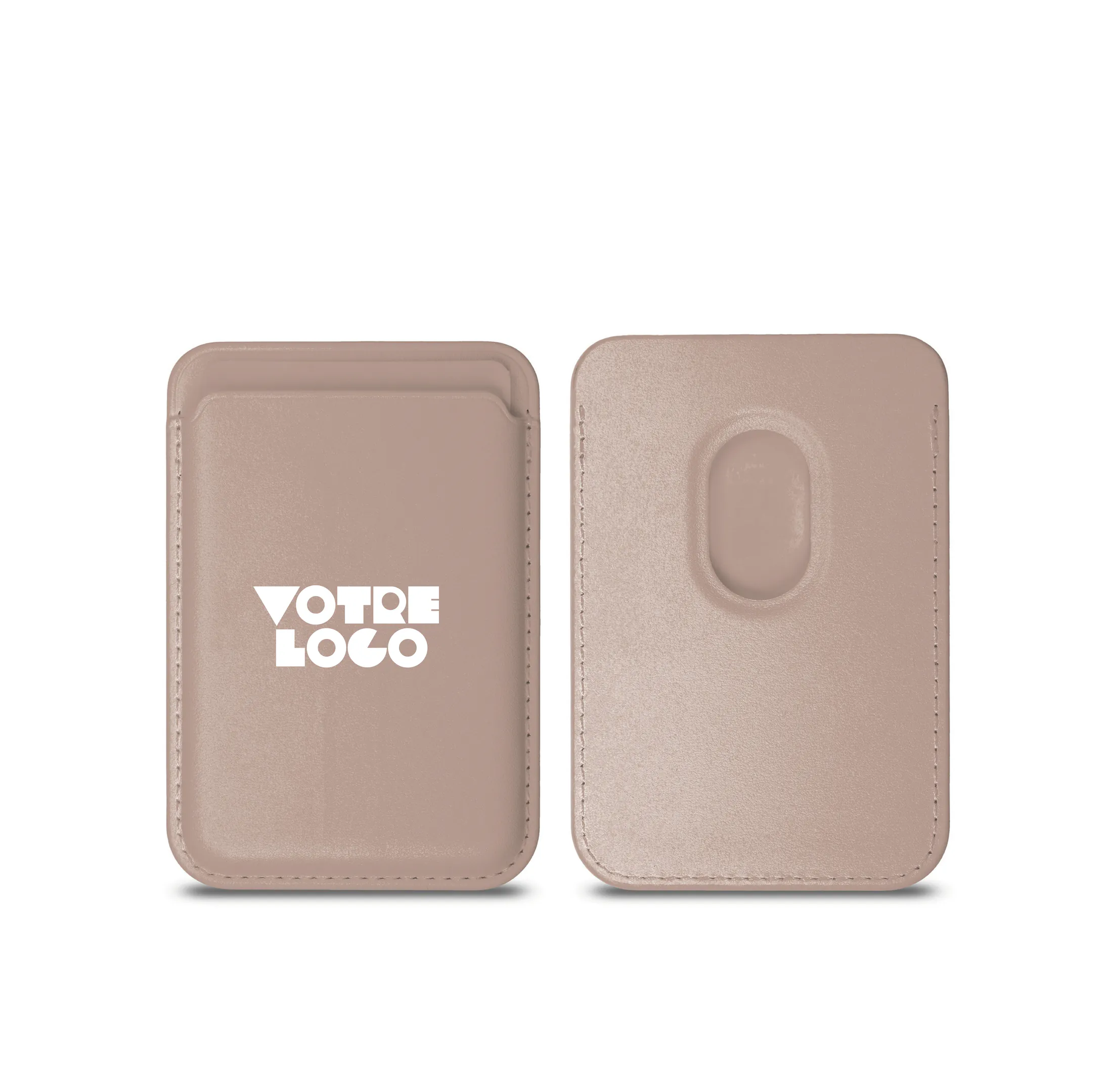 porte-carte-magnetique-telephone-beige-personnalisable.webp Porte carte anti RFID magnétique personnalisable