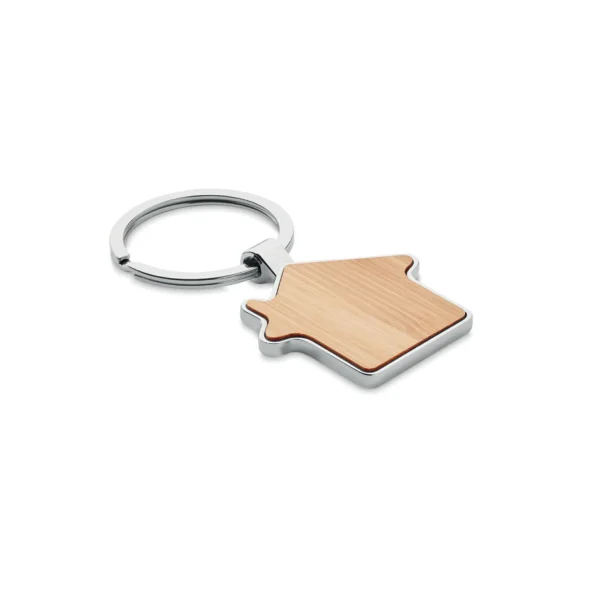 Porte-clés en forme de maison personnalisable