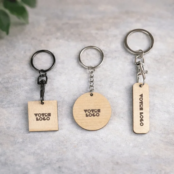 Porte-clés en bois Made in France personnalisable express