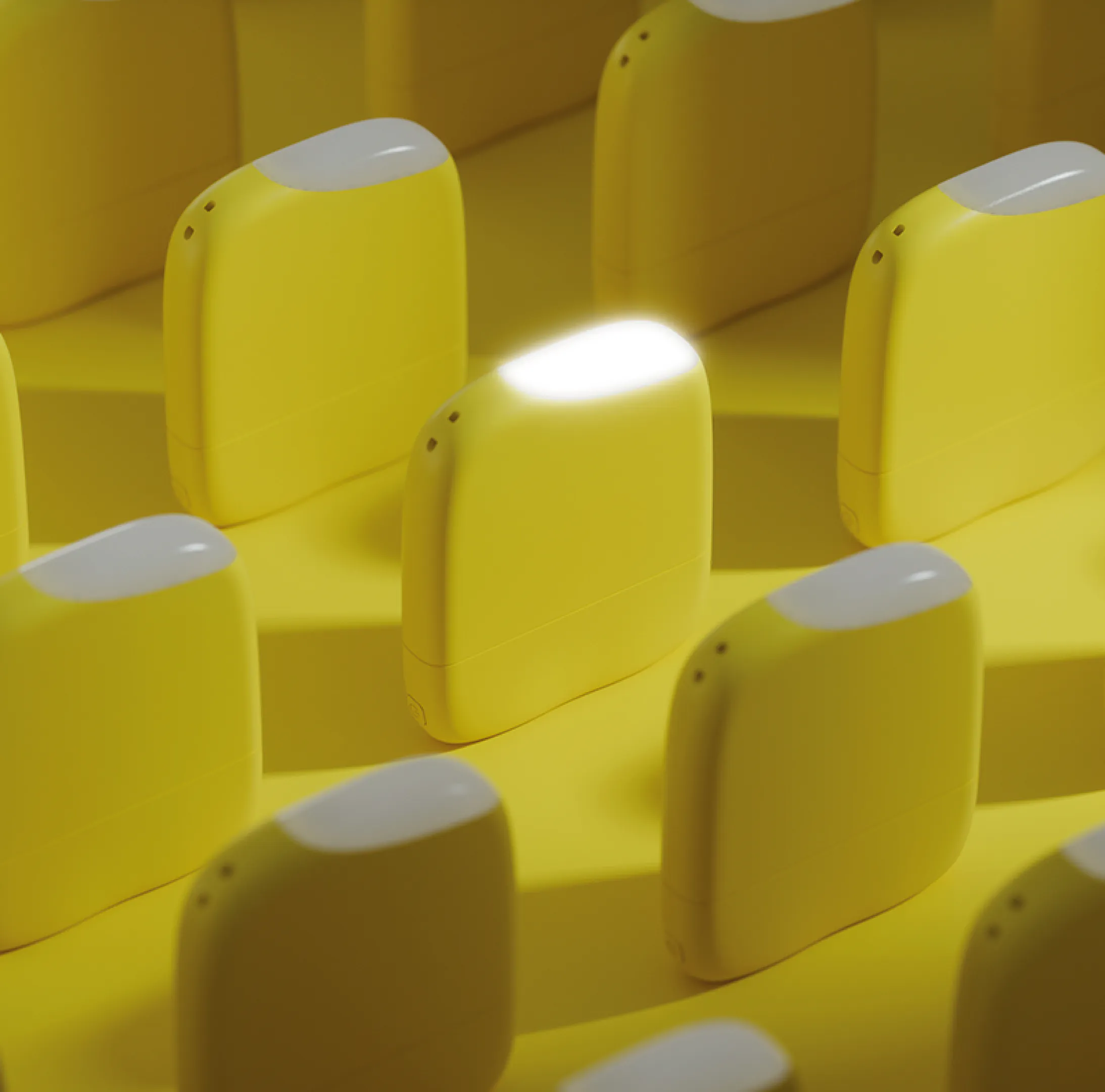 powerbank-5000mah-jaune-xoopar-personnalisable Powerbank 5000 mAh personnalisable