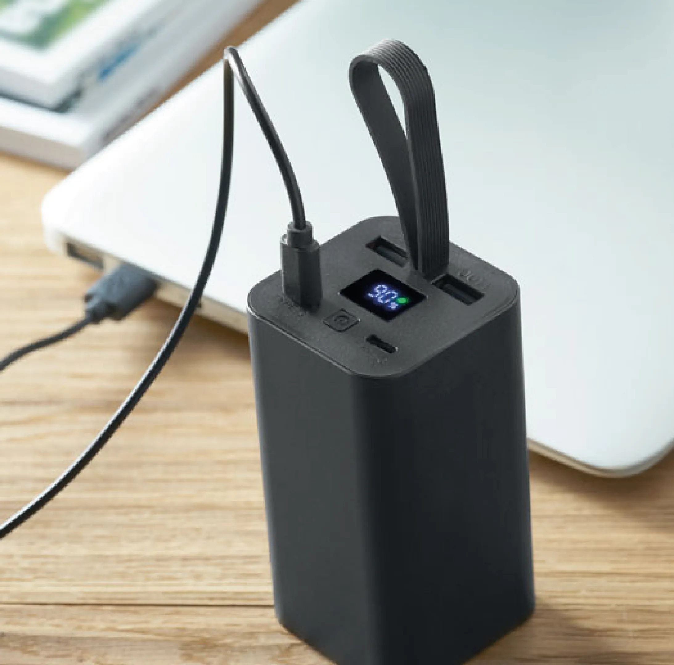 Powerbank charge rapide 20 000 mAh Type-C & USB-A personnalisable