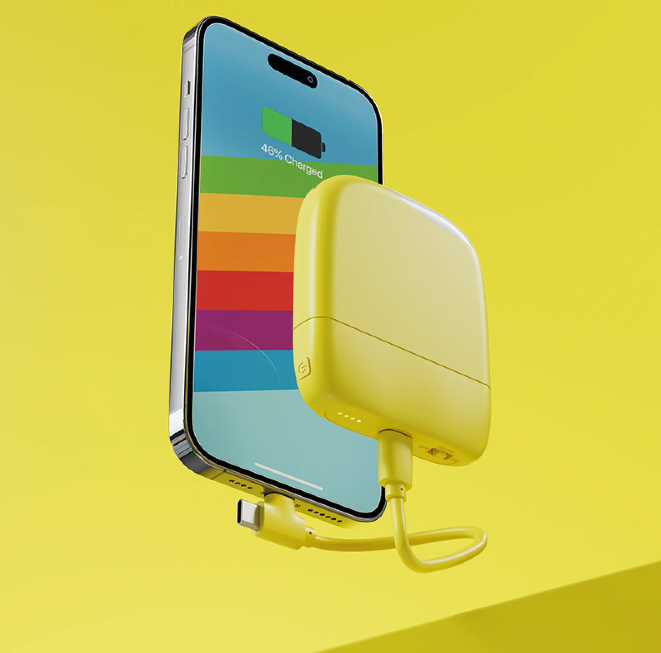 powerbank-jaune-personnalisable Powerbank 5000 mAh personnalisable