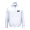 r0001-blanc Sweat-shirt à capuche unisexe 260 g/m² personnalisable