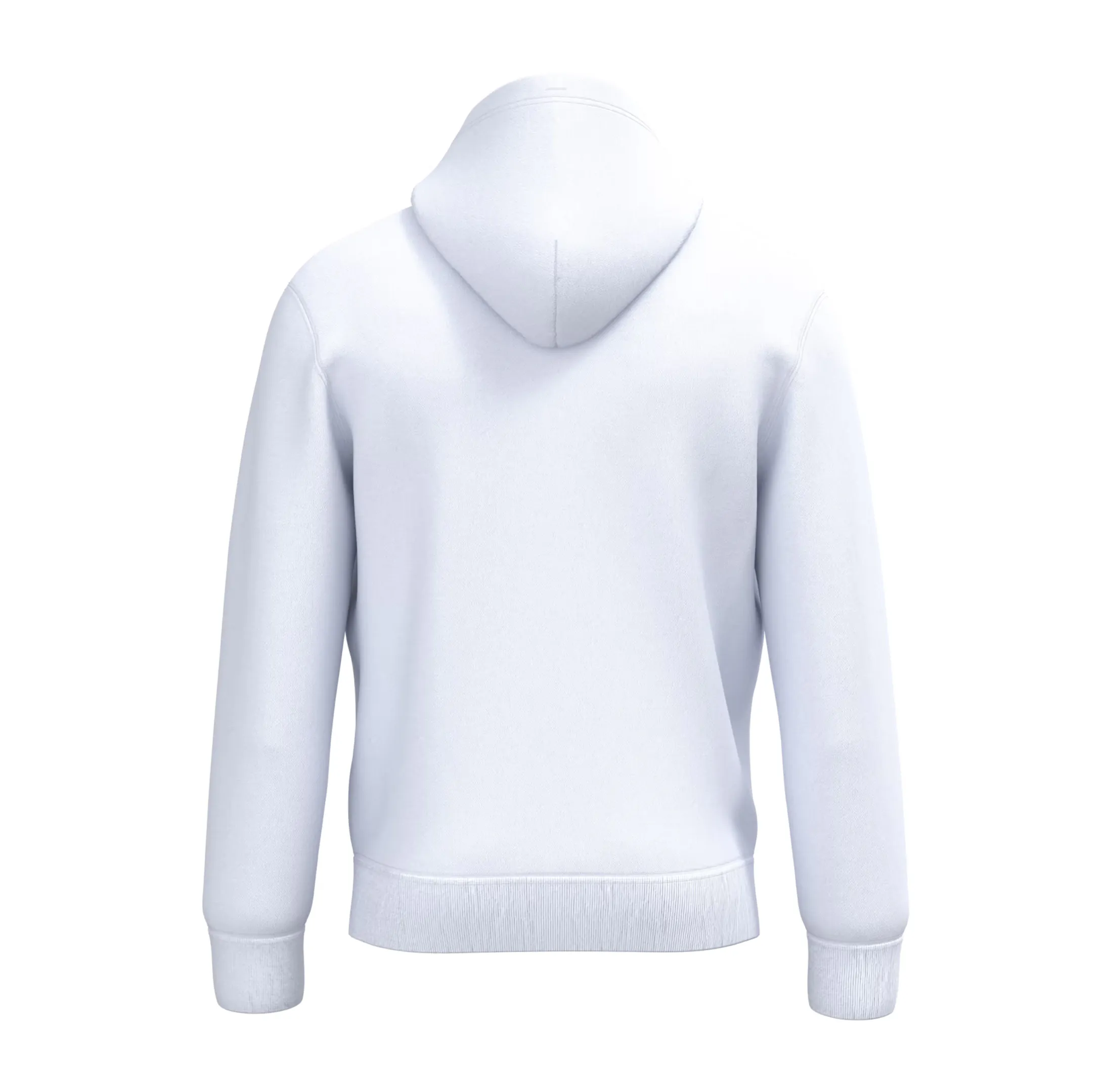 r0001-blanc-dos Sweat-shirt à capuche unisexe 260 g/m² personnalisable