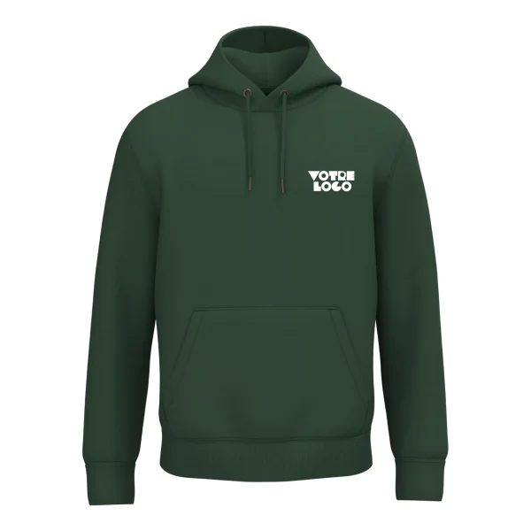 Sweat-shirt écoresponsable à capuche unisexe 350 g/m² personnalisable