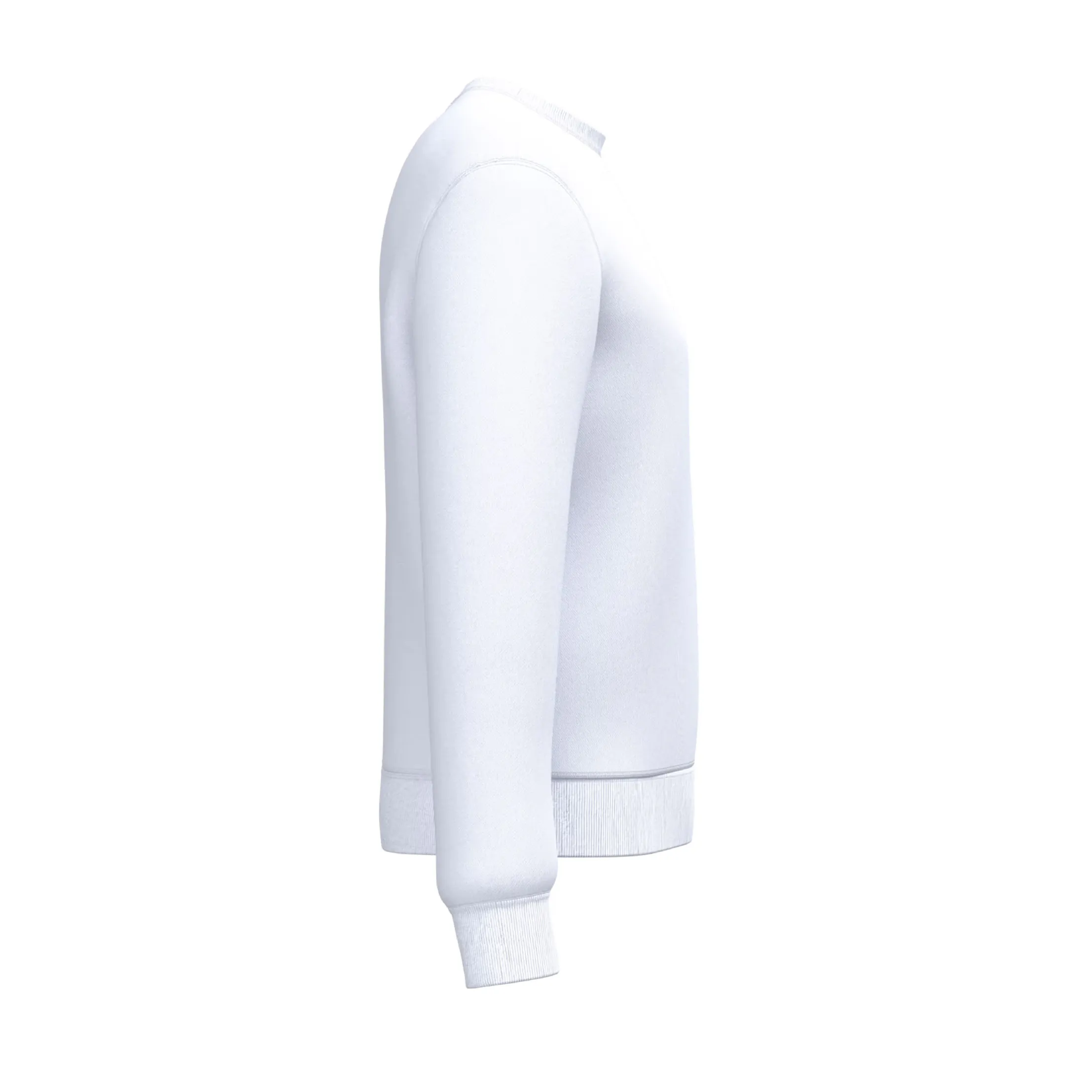 r0007-blanc-cote Sweat-shirt col rond unisexe 260 g/m² personnalisble