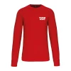 r0008-rouge Sweat-shirt col rond unisexe 360 g/m² personnalisable
