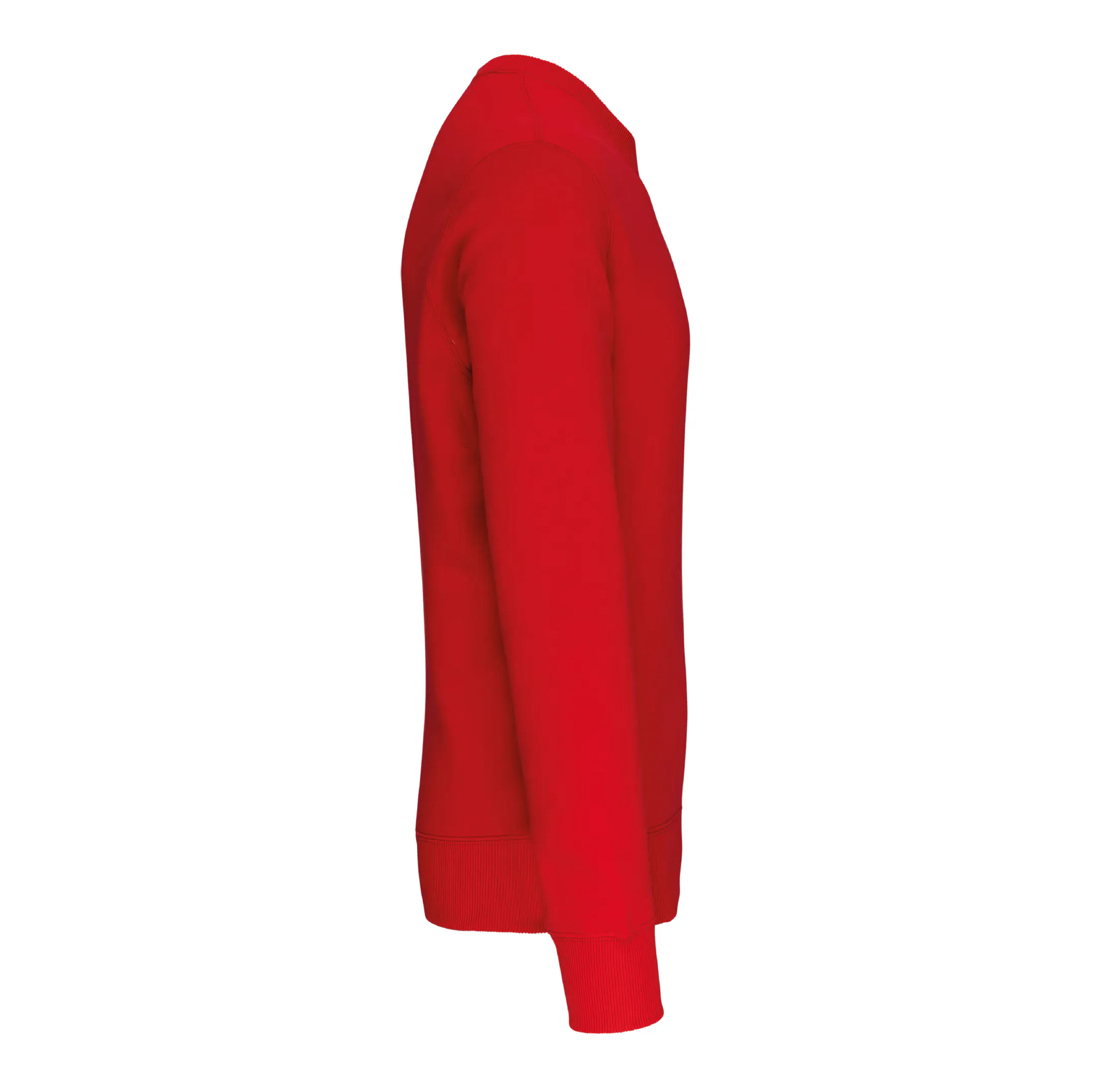 r0008-rouge-cote Sweat-shirt col rond unisexe 360 g/m² personnalisable