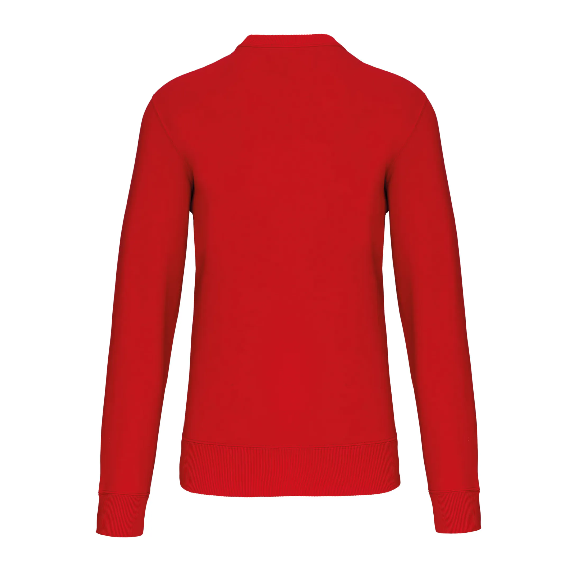 r0008-rouge-dos Sweat-shirt col rond unisexe 360 g/m² personnalisable