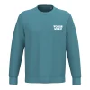 r0009-adriatic-blue Sweat-shirt écoresponsable à col rond unisexe 350 g/m² personnalisable