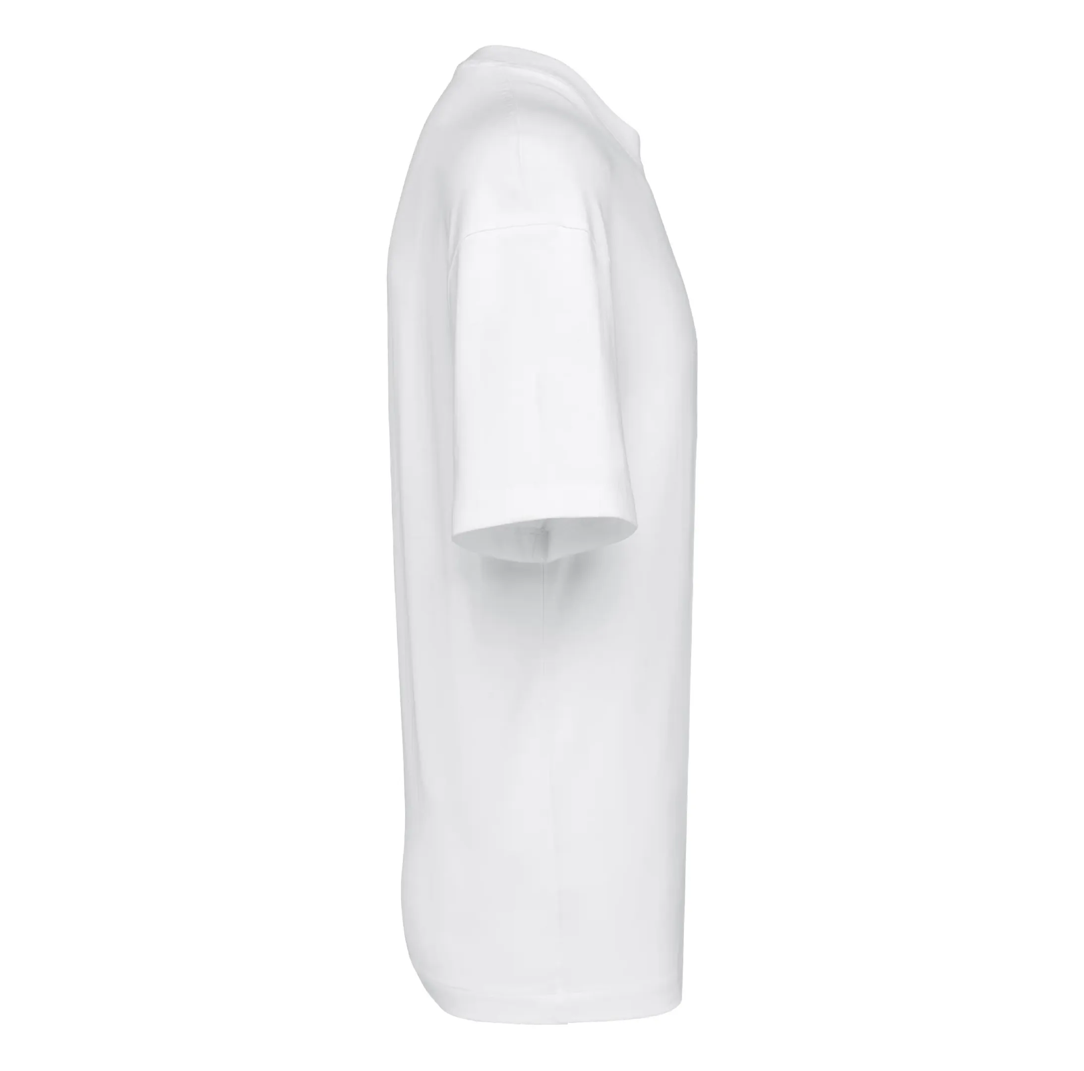 r0014-blanc-cote T-shirt unisexe oversize manches courtes 220 g/m² personnalisable