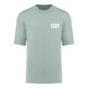 r0014-sage T-shirt unisexe oversize manches courtes 220 g/m² personnalisable