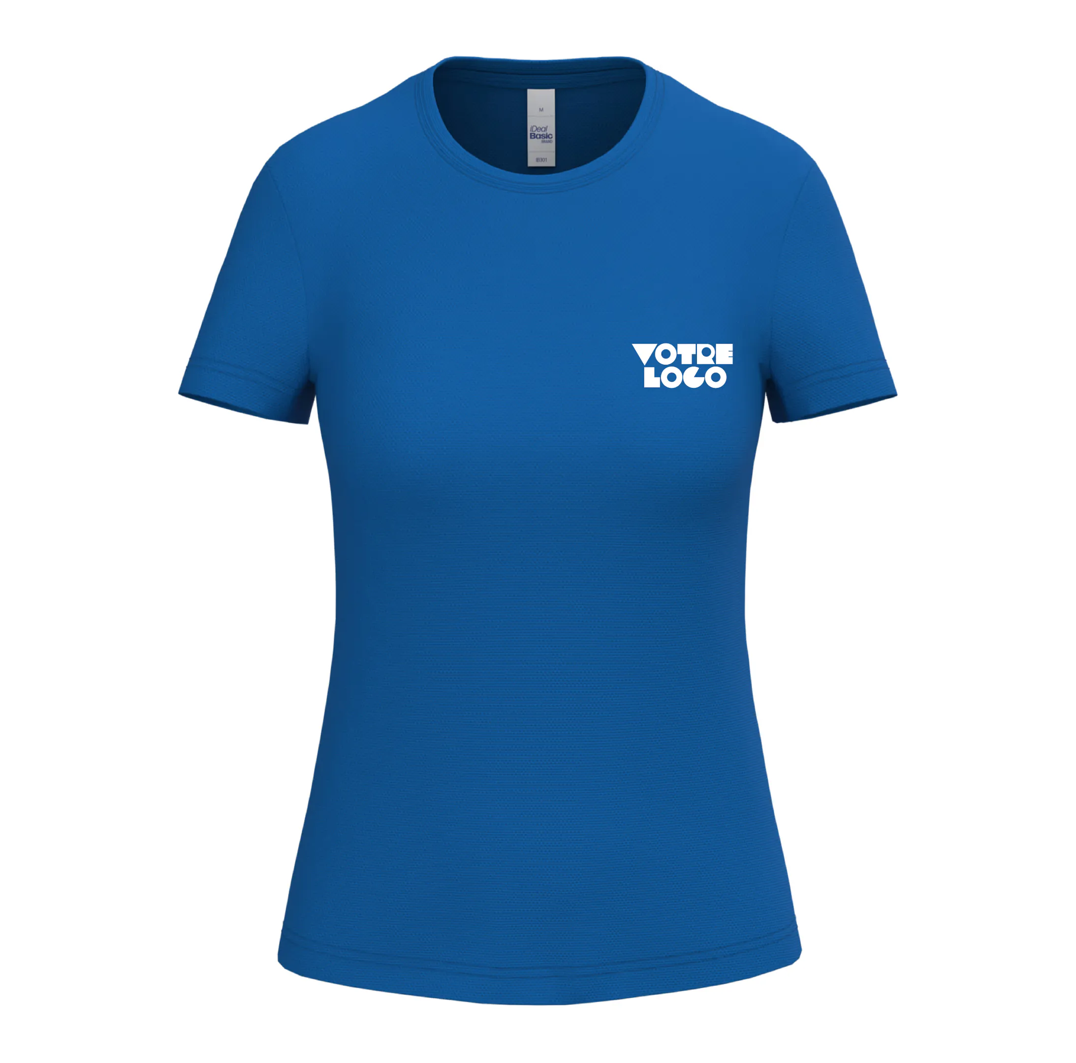 r0016-bleu-royal T-shirt de sport femme 130 g/m² personnalisable