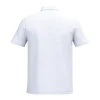r0020-blanc-dos Polo piqué homme 180 g/m² personnalisable