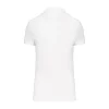 r0023-blanc-dos Polo piqué femme 180 g/m² personnalisable