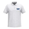 r0024-ash-heather Polo piqué manches courtes homme 220 g/m² personnalisable