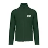 r0029-forest-green Veste micropolaire zippée manches raglan homme 350 g/m² personnalisable