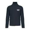 r0029-navy Veste micropolaire zippée manches raglan homme 350 g/m² personnalisable