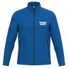 r0030-bleu Veste softshell 2 couches homme 280 g/m² personnalisable