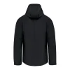 r0032-noir-dos Veste softshell à capuche amovible homme 340 g/m² personnalisable