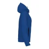 r0033-bleu-cote Veste softshell à capuche amovible femme 340 g/m² personnalisable