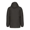 r0034-gris-dos Parka à capuche recyclée unisexe 320 g/m² personnalisable