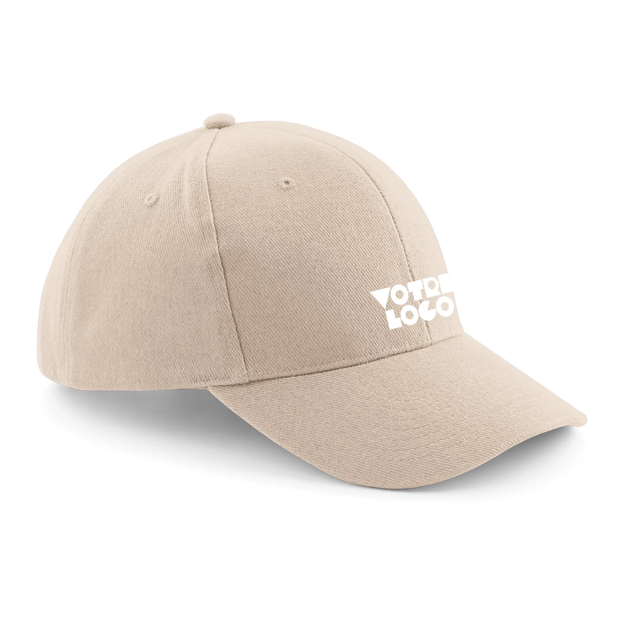 r0044-stone Casquette en coton brossé 357 g/m² personnalisable