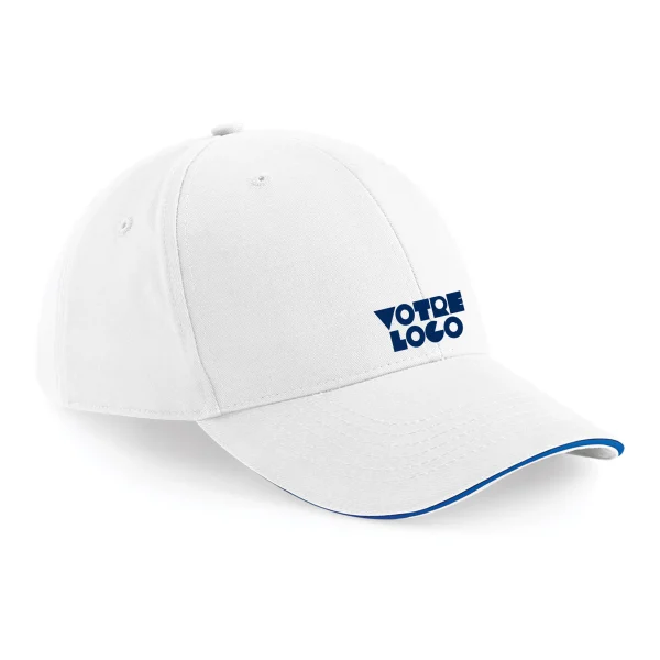 Casquette 6 panneaux 240 g/m² personnalisable