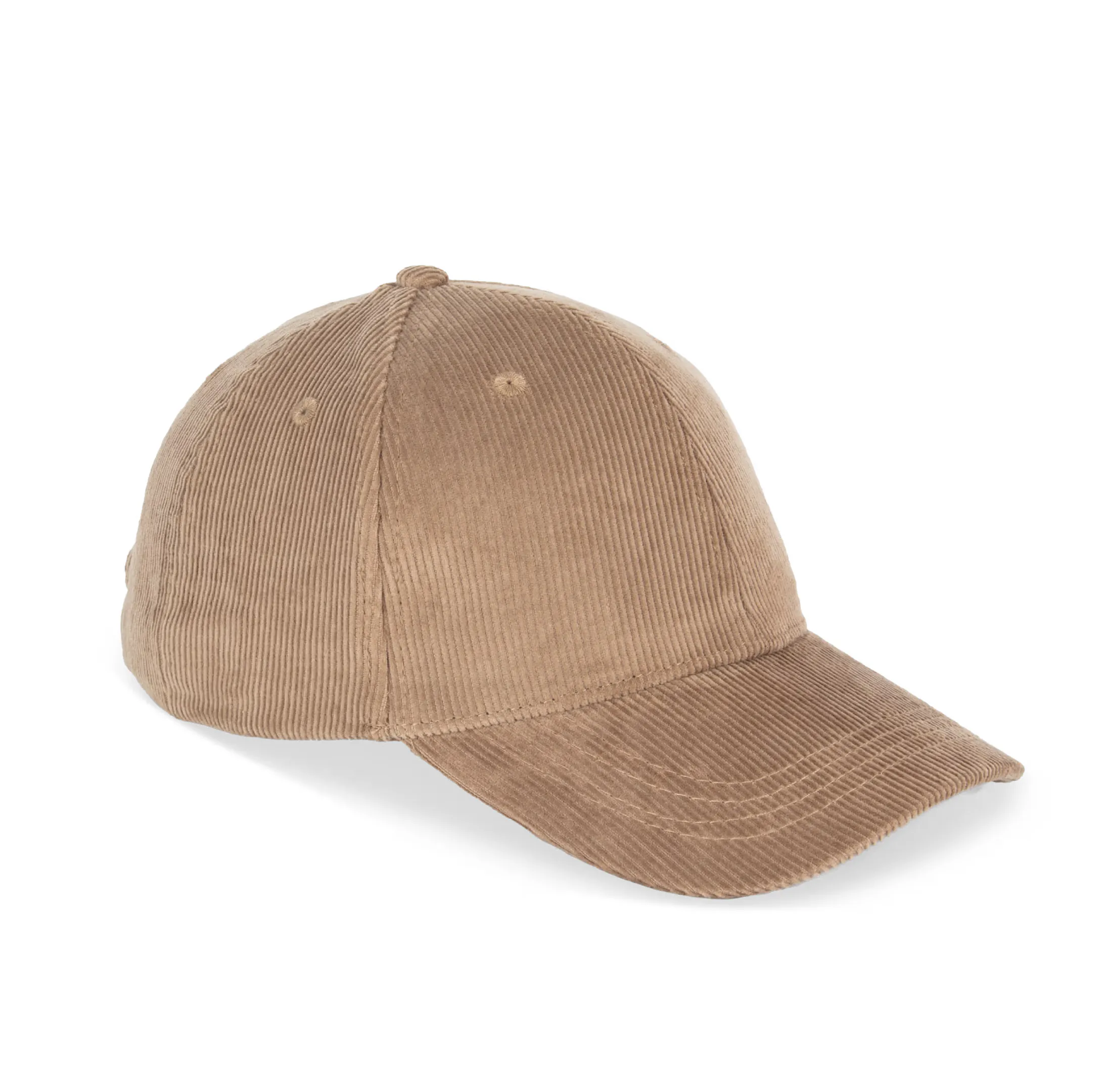 r0047-camel-cote Casquette écoresponsable en velours côtelé unisexe 310 g/m² personnalisable