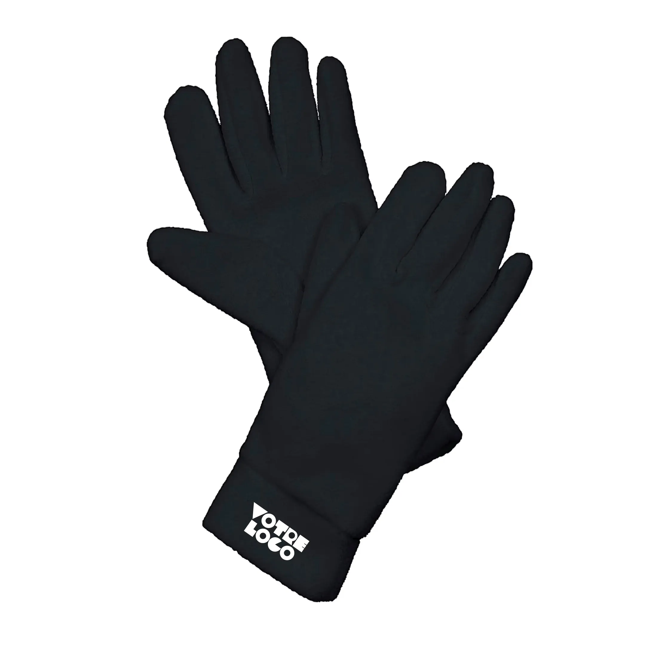 r0051-gris-fonce Gants en polaire 200 g/m² personnalisable