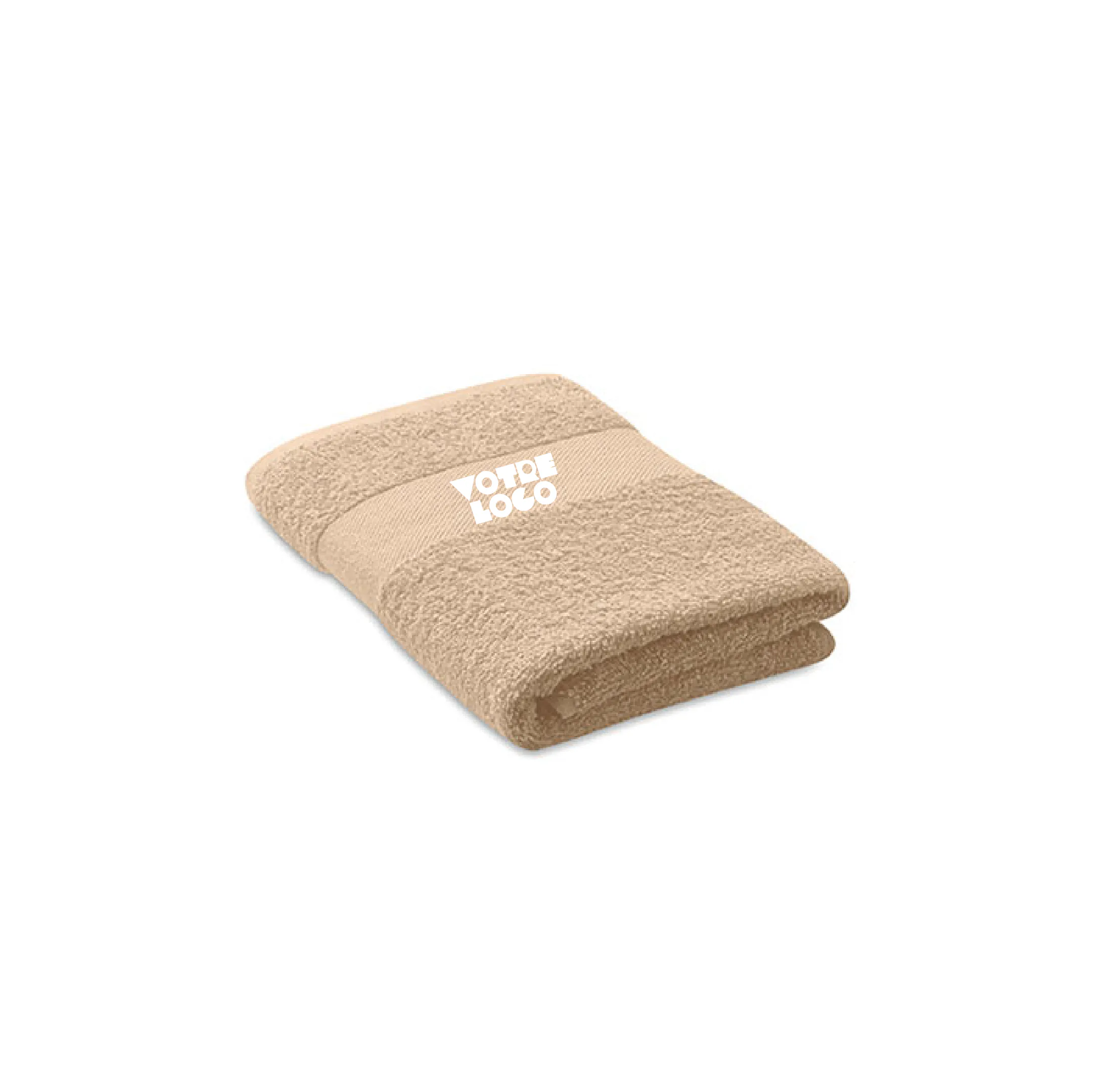 r0056-ivoire-logo Serviette éponge 100% coton biologique 360 gr/m2 personnalisable