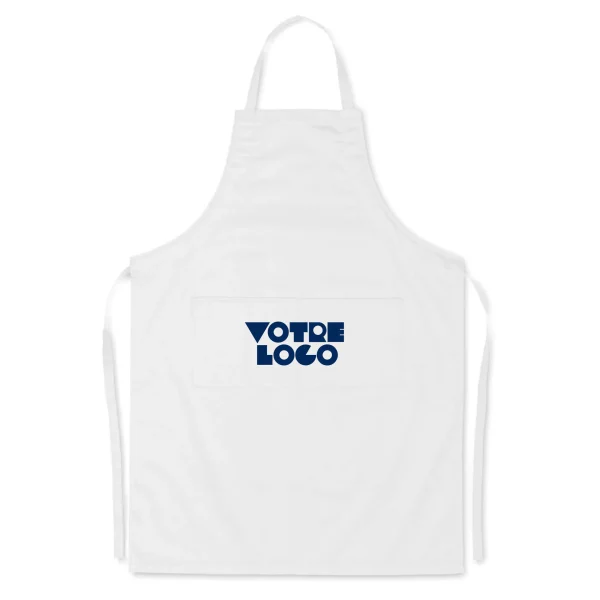 Tablier de cuisine ajustable 190 gr/m2 personnalisable