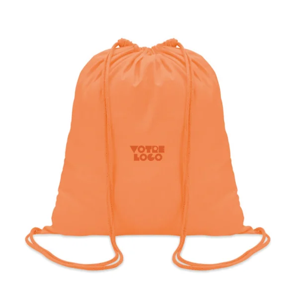 Sac à dos en coton 100 gr/m² personnalisable