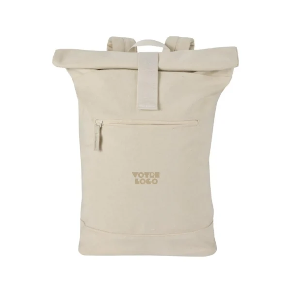 Sac à dos à fermeture enroulable Recanvas recyclé et certifié GRS de 14" et 16 L personnalisable