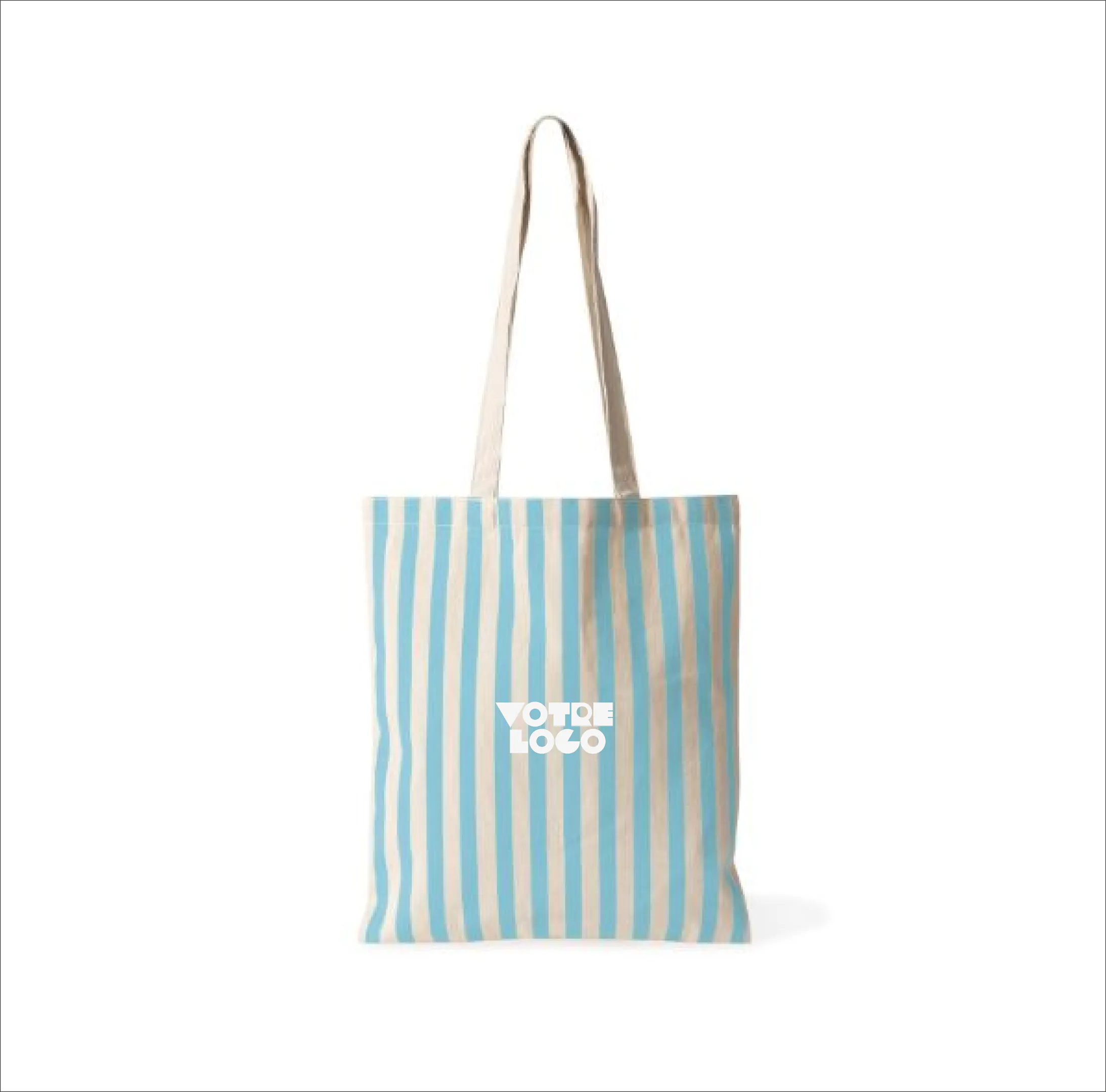 Tote-bag en coton recyclé 180 g/m² personnalisable