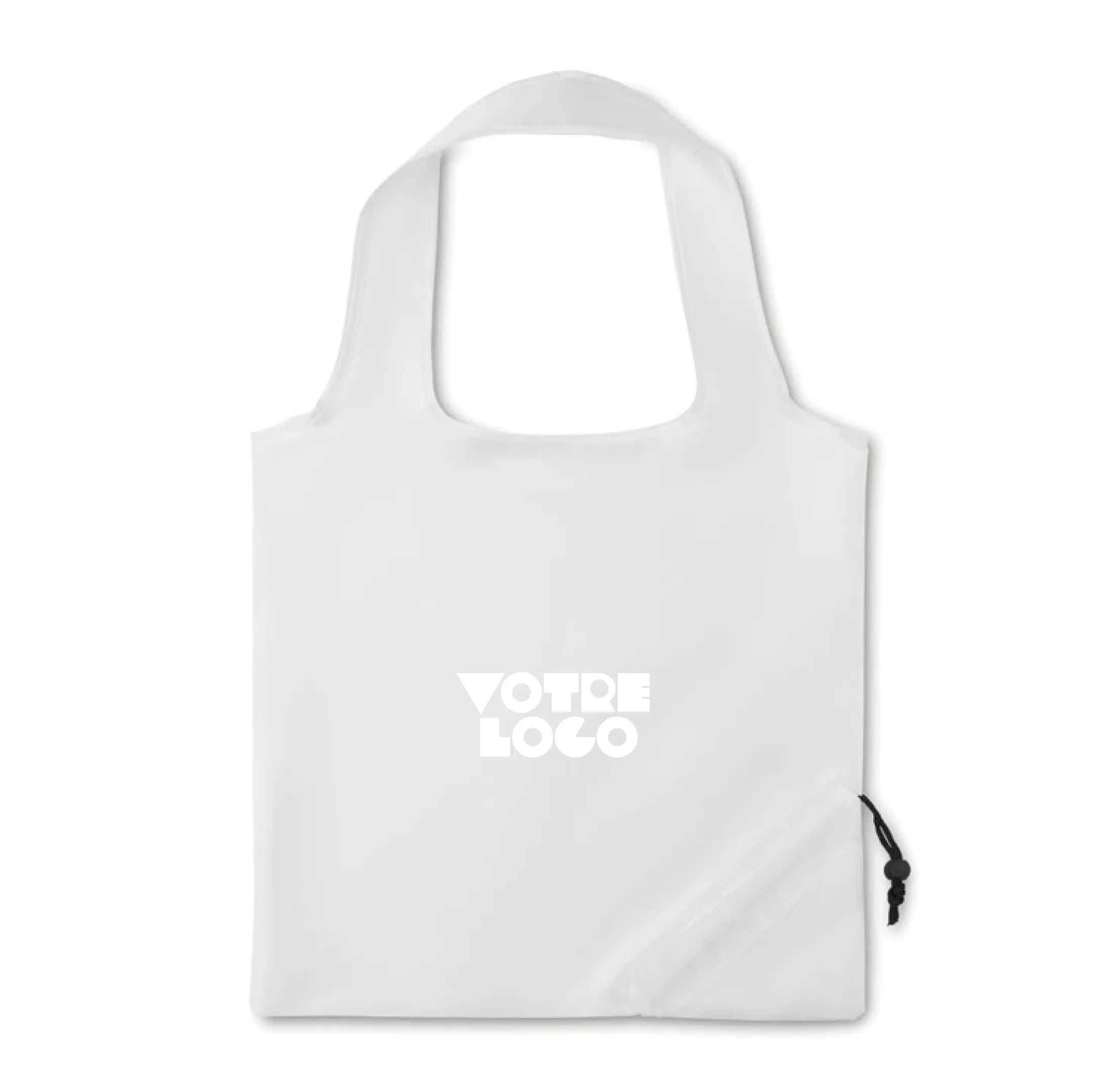 Sac shopping pliable en polyester personnalisable