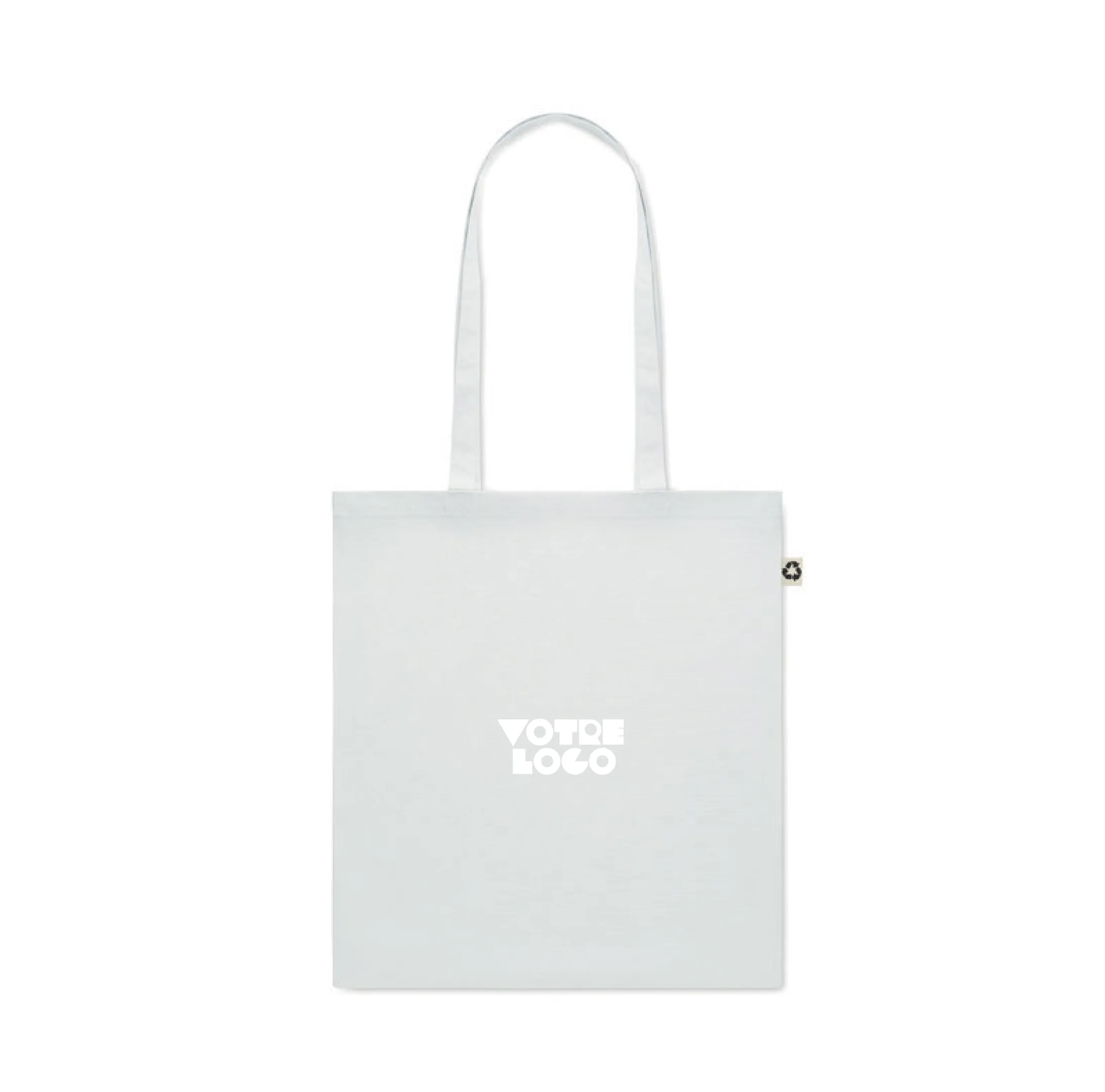 Sac shopping en coton recyclé 140gr/m² personnalisable