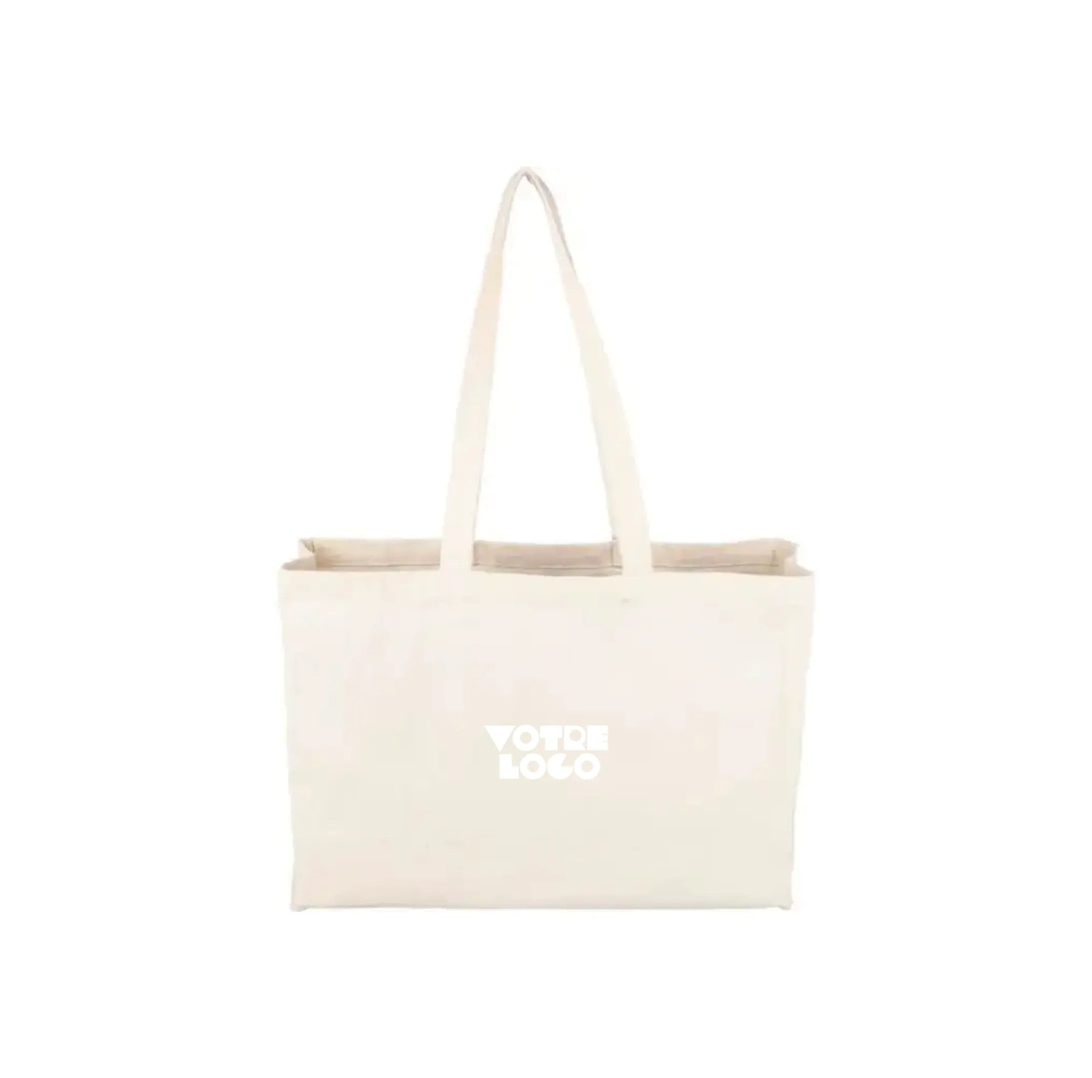 Sac shopping en coton naturel 280g/m2 pesonnalisable