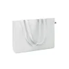 sac-shopping-toile-recyclee-blanc-personnalisable Sac shopping en toile recyclée de 280gr/m² personnalisable