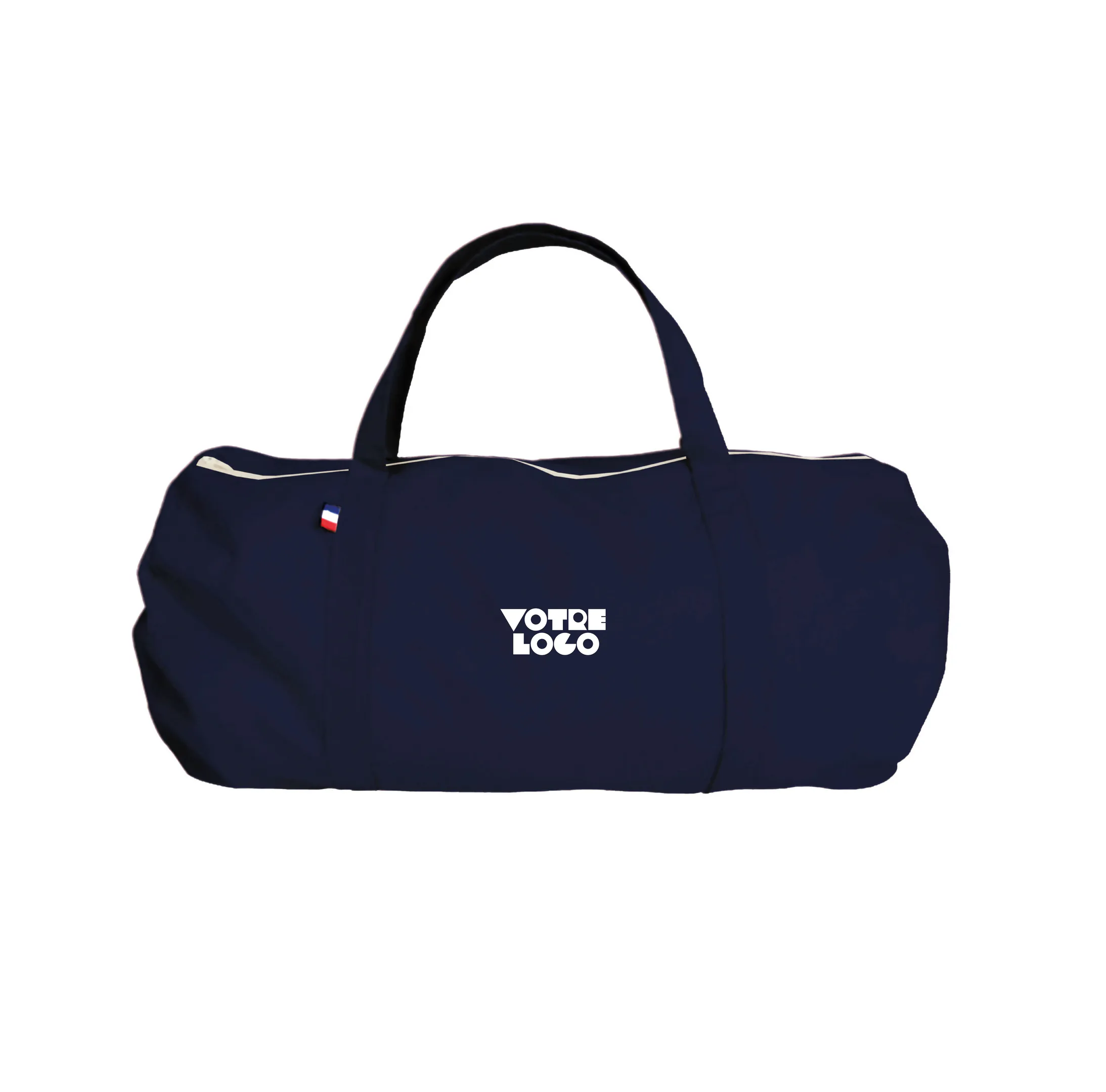 sac-sport-coton-madeinfrance-bleu-marine-personnalisable.webp Sac de sport en coton certifié Made in France personnalisable
