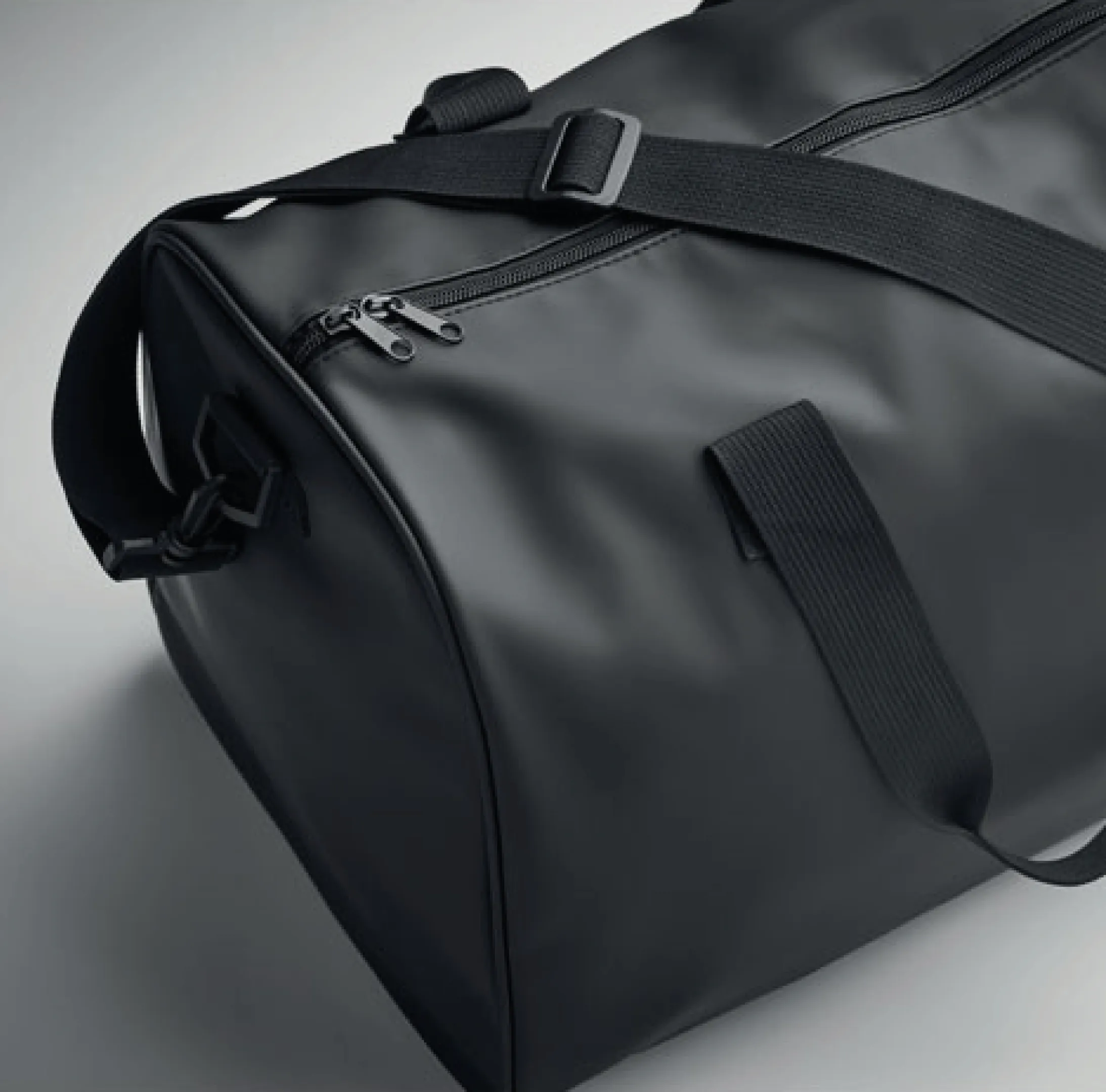 Sac de sport en PU souple avec renfort inférieur en mousse personnalisable